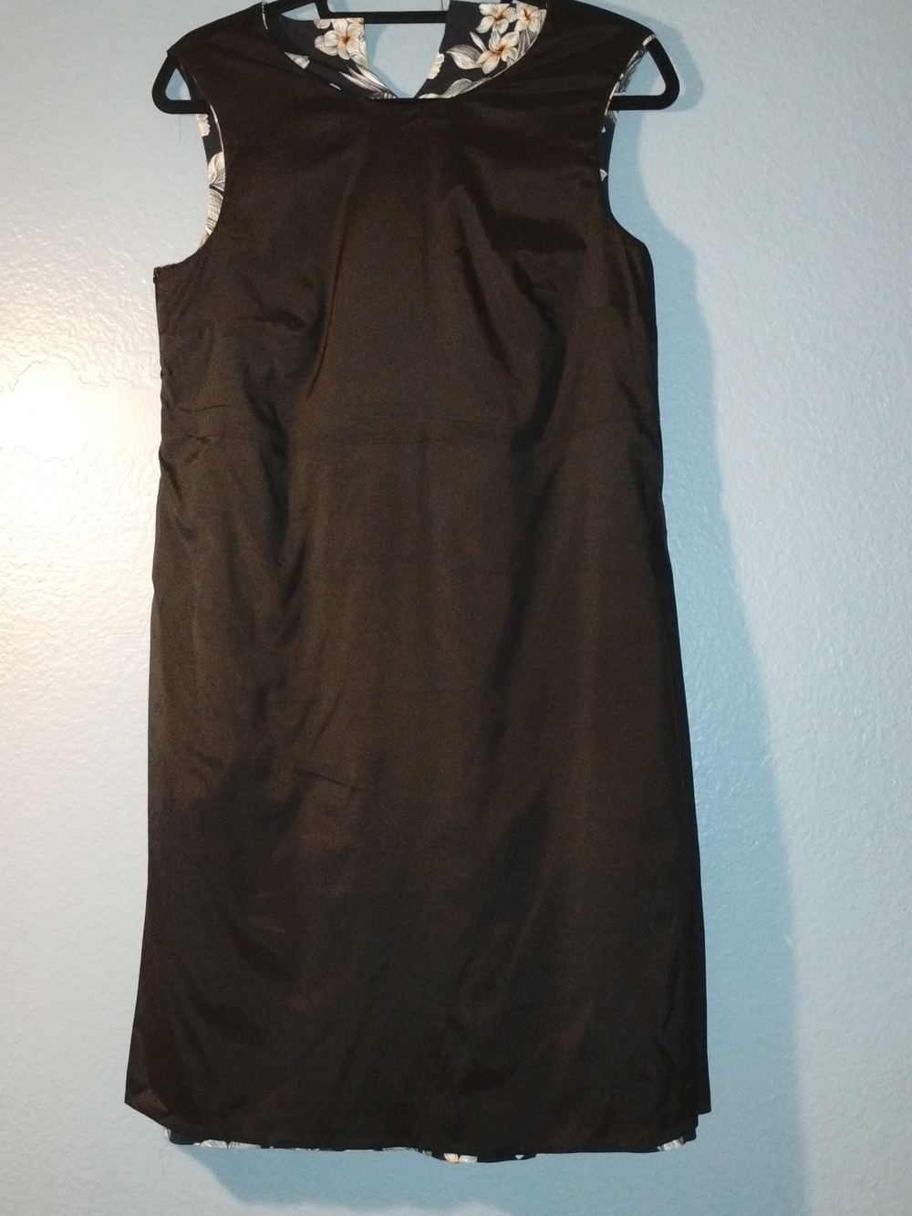 MaxMara Black Floral Sleeveless Midi Dress with White & Yellow Bloom - Picture 5 of 6
